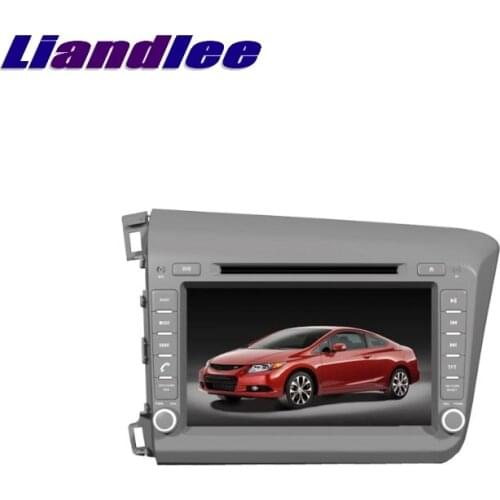 Liandlee For Honda Civic Left Hand Drive 2012~2017 LiisLee Car Multimedia TV DVD GPS Audio Hi-Fi Radio Original Style Navigation