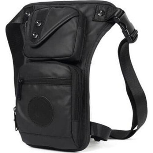 New Nylon Men Riding Drop Leg Bag Thigh Fanny Pack Motorcycle Casual Shoulder High Quality Male Hip Bum Belt Waist Bags