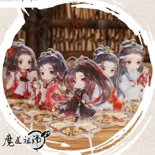 New Mo Dao Zu Shi Acrylic Stands Q Version Characters Ornaments Mobile Pendant Keychain Official Anime Around