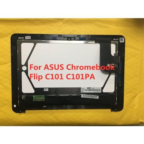 Original For ASUS Chromebook Flip C101 C101PA 10.1 inch lcd display with touch screen digitizer Assembly replacement parts