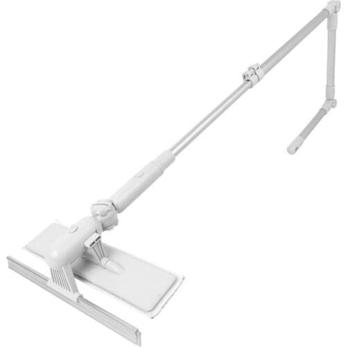 Professional Window Squeegee Cleaner with Scrubber, 136cm/53.5" Extension Pole, Telescopic Glass Cleaning Tools for Window