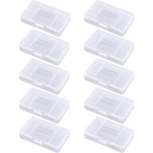 Clear Plastic Game Cartridge Card Box Case Cover 10pcs Games Boy Advance GBAS Protective Holder Storage