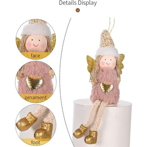 Christmas Sitting Posture Hanging Legs Angel Doll Pendant Christmas Tree Gift Christmas ornaments