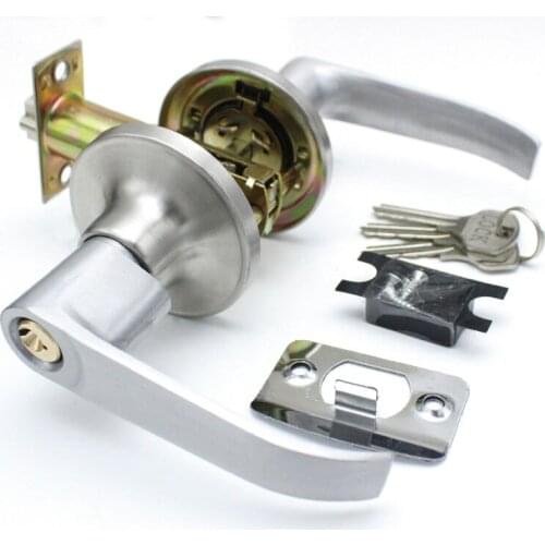 Three Bar Locking Hand Lock handle Bathroom Door Lock