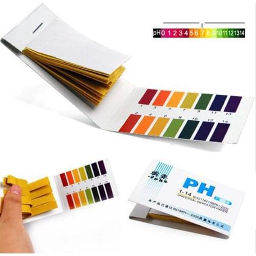 80 Strips PH Meters Indicator Paper PH Value 1-14 Litmus Testing Paper Tester Urine Health Care Paper Water Soilsting Kit