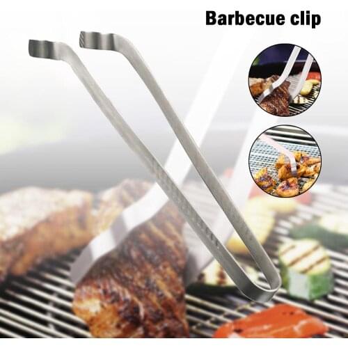 Barbecue Clip BBQ Grill Tongs Shovel Spatula Bread Meat Fried Food Baking Stainless Steel BBQ Tool