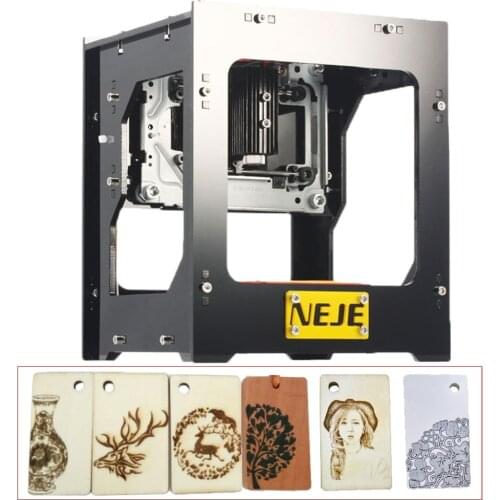 1Pcs 1500mW Mini USB Laser Engraver Carver High Speed Automatic DIY Print Engraving Carving Machine Off-line Operation DK-8-FKZ