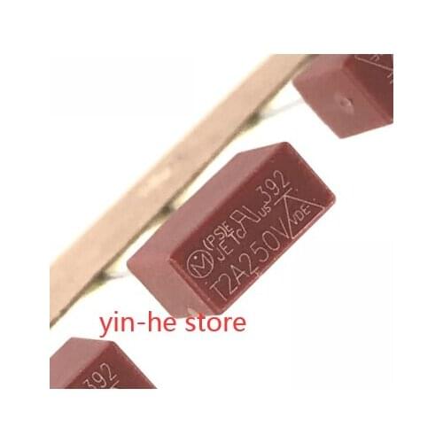 50PCS 392 square fuse 250V slow blow T500MA/1A/2A/3.15A/4A/5A/6.3A 8.5*4