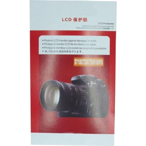 20pcs/lot Soft Camera screen protection film For Nikon D3200 D3400 D3500 D3300 D5300 D5500 D5400 D7100 D7200 D810 D750 D610