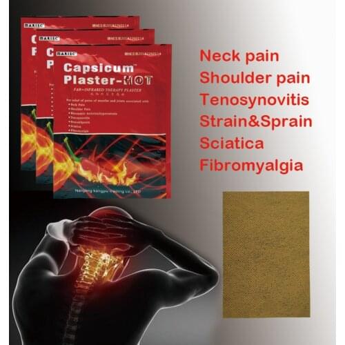 8Bags ZB Capsicum Plaster Hot Muscle Fatigue Neck Pain Backache Shoulder Joint Pain Patch Body Massager pain relieving patch