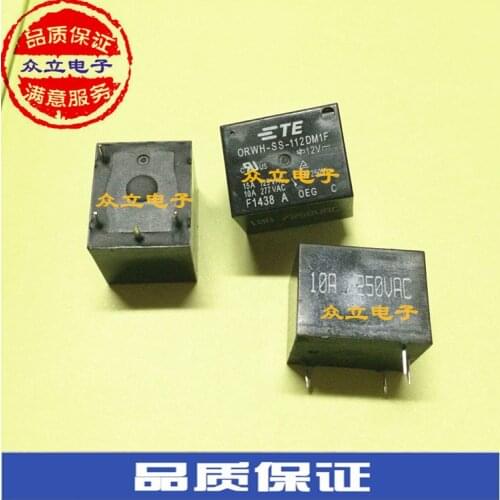 Free shipping lot (10 pieces/lot) 100%Original New TE TYCO OEG ORWH-SH-112DM1F ORWH-SS-112DM1F 4PINS 15A 12V Power Relay