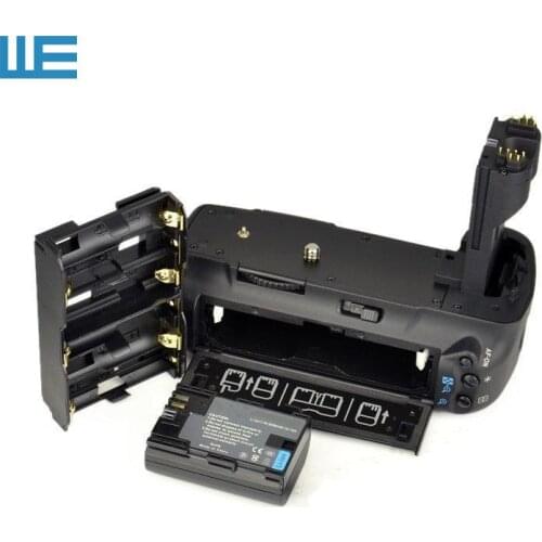 BG-E6 Equivalent Battery Grip+ LP-E6 Battery +6 AA Battery Hold for Canon EOS 5D Mark II Digital SLR Camera