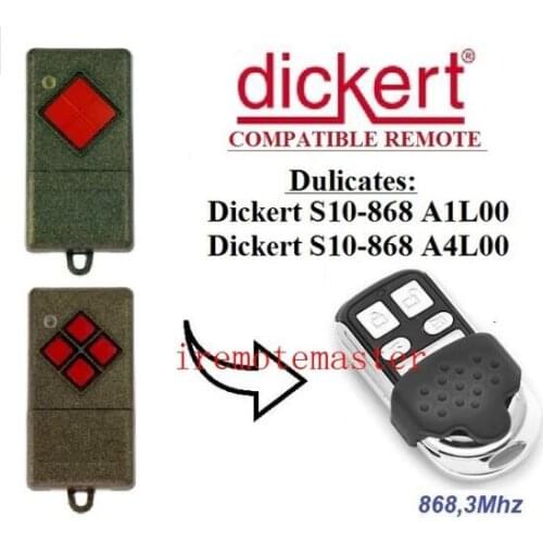 Dickert transmitter S10-868 A1L00, S10-868 A4L00 compatible remote control beautiful