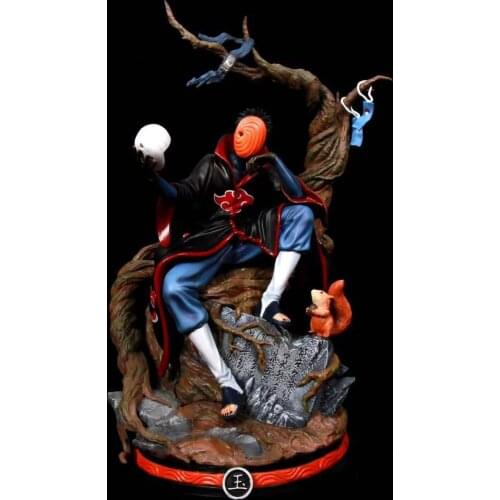 Anime Shippuden Akatsuki Tobi GK PVC Action Figure Statue Collection Model Kids Toys Doll 31cm