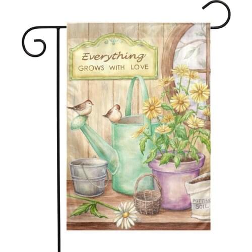 Wildflower Welcome Garden Flag Garden Flag Wildflower Welcome Garden Flag Summer Rustic Garden Decoration Sign