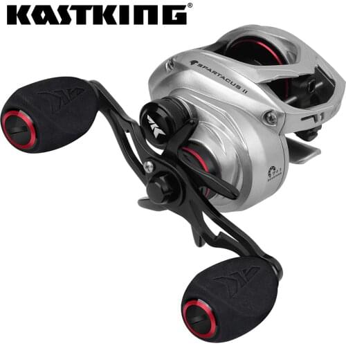 KastKing Spartacus II Magnetic Systems Baitcasting Reel 8KG Max Drag 7+1 Ball Bearings 170g Magnetic Systems Fishing Coil