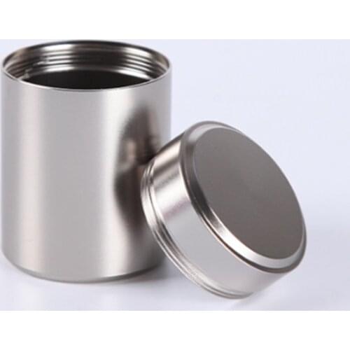 New Airtight Smell Proof Container New Aluminum Herb Stash Jar Random Colors