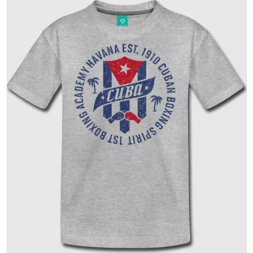 CUBA BOXING ACADEMY T-Shirt Cotton O-Neck Short Sleeve Mens T Shirt New Size S-3XL