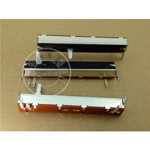 Original new 100% 88MM mixer single side foot straight slide clipper potentiometer A10K handle 15D 3pin Type 3500 (SWITCH)