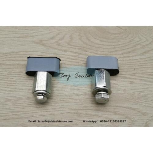 Elevator landing door slider black rubber 6mm or 8mm for selcom