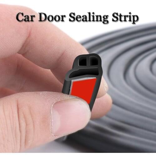 Auto Door Rubber Seal Strip Soundproofing Weatherstrip Car Sealer L-type Car Trunk Edge Seal Strips Sealing Sticker Accessories