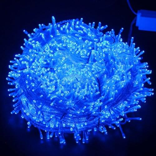 BEIAIDI 3/10/50/200/300/500M Christmas LED String Fairy Light Outdoor Garden Patio Garland Lights Wedding Party Holiday Lighting