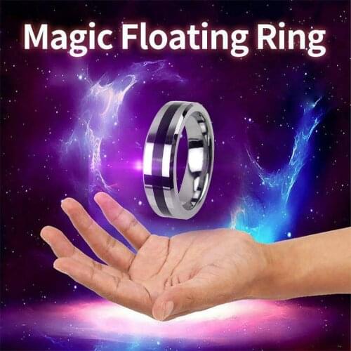 Strong Magnetic Ring Magic Props Invisible Metal Stage Mentalism Magic Toys EIG88