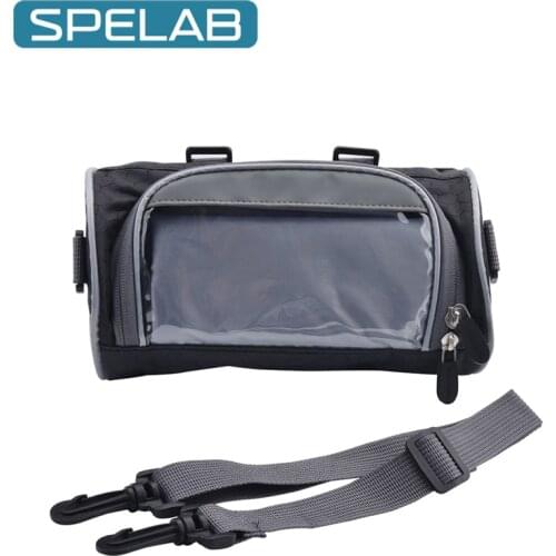 Motorcycle Front Handlebar Fork Storage Bag Electric Front Frame Bag Container Bicycle Universal Water Repellent Pouch Moto Bag