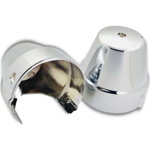 1 Pair Chrome ABS Motorcycle Speedometer Bottom Housing Tachometer Outer Case Cover For Yamaha XJR400 XJR 1200 XJR 1300SP