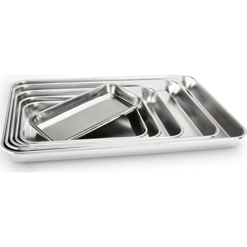 1pcs Stainless Steel Mouth Utensil Square Tray, Laboratory Tools Pallet,Cutlery Saucer
