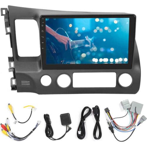 10.1inch Car Navigation Machine Stereo Radio Wifi GPS MP5 Player Fit for Civic 8th 2006-2011