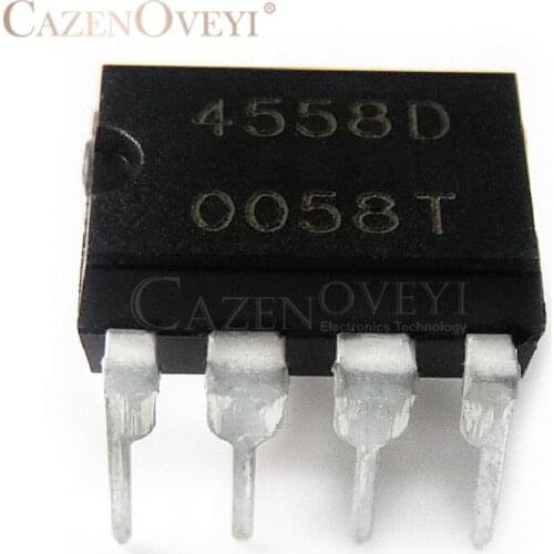 50pcs/lot NJM4558DD NJM4558 4558D PJ4558 UTC4558 DIP-8 In Stock