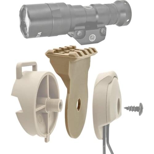 ARC Rail Adapter Tactical Headset COMTAC I II III Helmet Bracket Headset Mounting Tactical Flashlight M300B, M600B Mounting Base