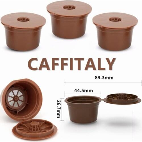 New 3pcs Coffee Machine Reusable 8g Capacity Capsule Coffee Cup Filter For Caffitaly Capsule Coffee Machine Coffee Filters