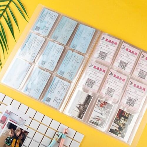 Photos Album 3 Inch Transparent Colorful Photo Book Album For Fuj-ifilm I nstax