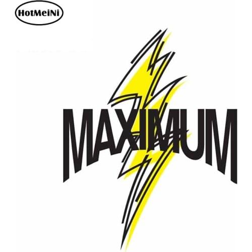 HotMeiNi 13cm x 10.3cm For Maximum Radio Scratch-Proof Car Stickers Vinyl Material Decal Suitable For VAN RV Car Accessories