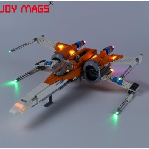 JOY MAGS Only Led Light Kit For 75273 Star War Poe Damerons X-wing Fighter , (NOT Include Model)