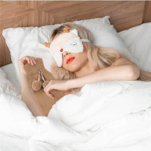 Cute Hot Water Bottle Portable Warm Belly Treasure Belt Protective Cover Hand Warmers Long Explosion-proof Hot Water Bottle 2L