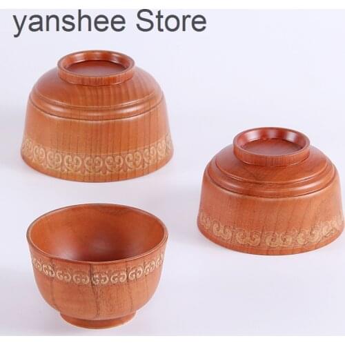 Natural wooden bowl, fruit salad, rice, handmade, children, adults, national style, kitchenware, tableware, handicrafts