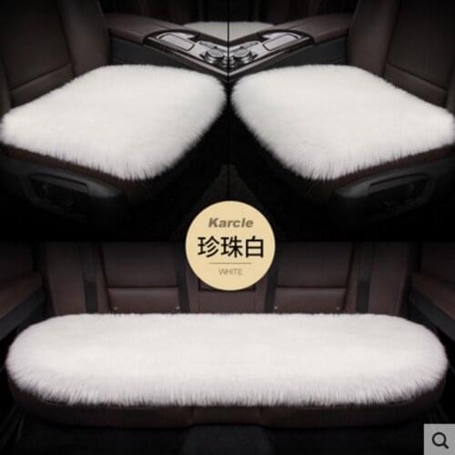 Soft Warm Fur Car Seat Covers Universal Size Car Seat Cushion Autumn and Winter Car Seat Pad Seat Cover Protector Mat Pad