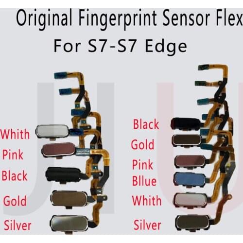 Original For Samsung S7 S7Edge Fingerprint Sensor Button Flex Cable Ribbon For Samsung G930F G935F Fingerprint Sensor Touch ID