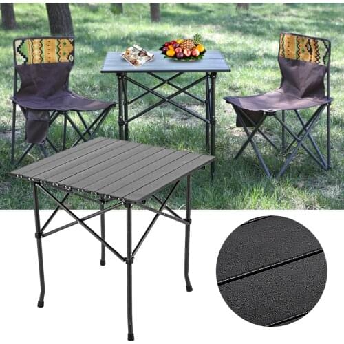 58*58*57cm Outdoor Folding Table Portable High-quality Water-proof Tabletop For Indoor Or Outdoor Camping Picnic BBQ