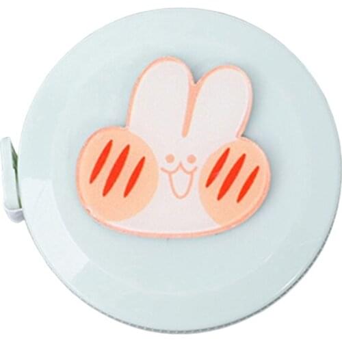1.5m Cartoon Cute Portable Retractable Ruler Tape Measure Mini Pocket Size U4LD