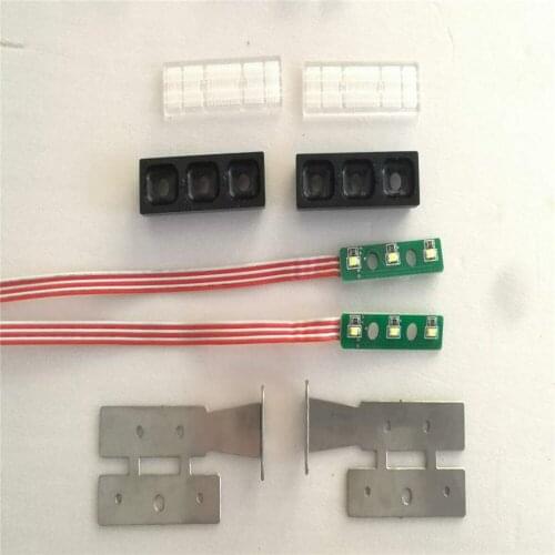 1 Pair Metal Tail Light Modification Kits for Tamiya man 620 1851 3363 56352 Car Model Modified Taillights Lights