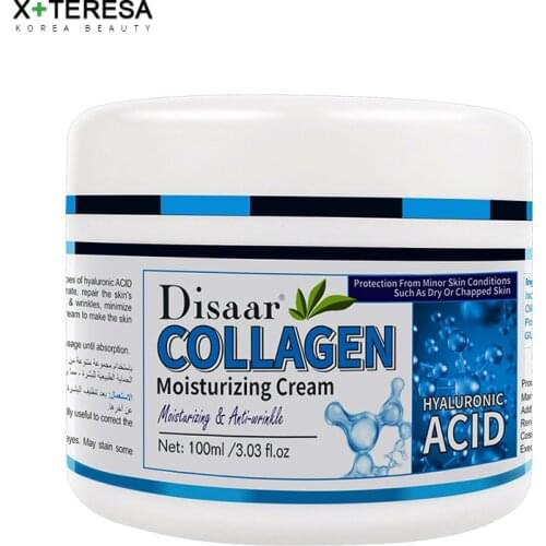 100g Hyaluronic Acid Collagen Body Cream Facial Whitening Moisturizing Brighten Cream Skin Care Body Lotion Moisturizing