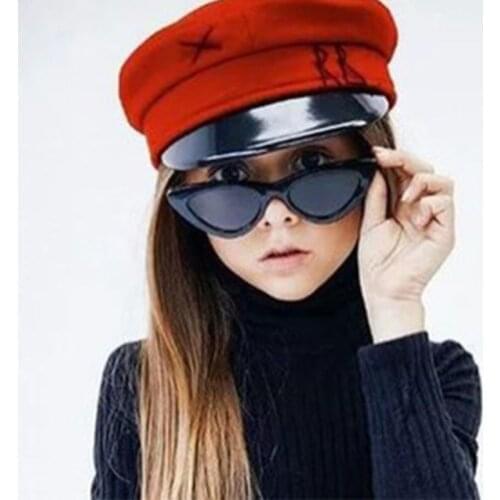 2021 Cat Eye Kids Sunglasses Fashion Brand Child Sun Glasses Anti-uv Baby Sun-shading Girl Boy Sunglass oculos de sol