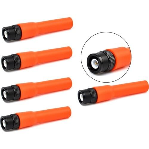 Lots 5pcs Soft SF20 Red BNC Connector VHF+UHF Antenna for Baofeng Kenwood 2 Way Dual Radio Walkie Talkie