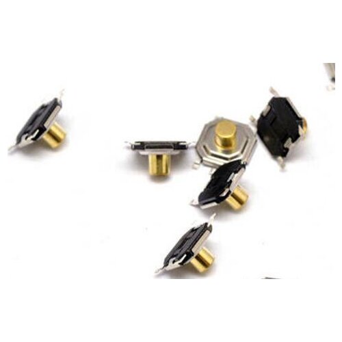 50PCS 5.2x5.2x4.3mm 4 Pin SMT SMD Momentary Tactile Tact Push Button Switch