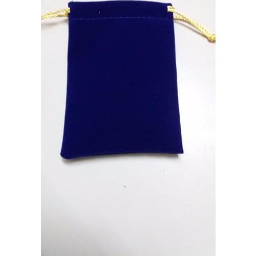 500pcs high quality velvet drawstring bags custom 7*9cm jewelry bags wholesale with 1 color printing and include DHL shipping