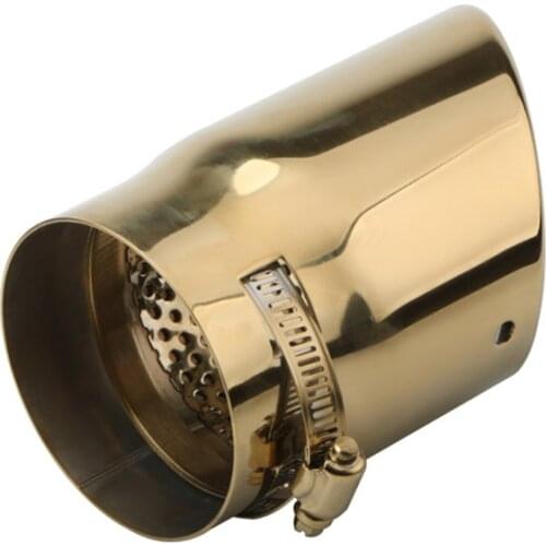 Car Exhaust System Exhaust Pipe Muffler Tip Universal Stainless Steel Outlet Silencer Tail Pipe